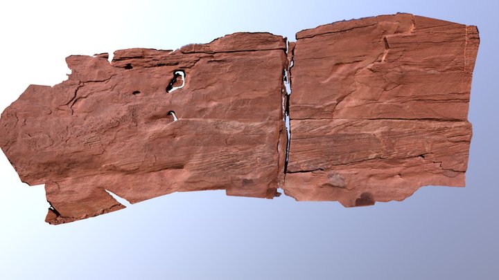 Sedimentary Structure Capitol Reef 3D Model