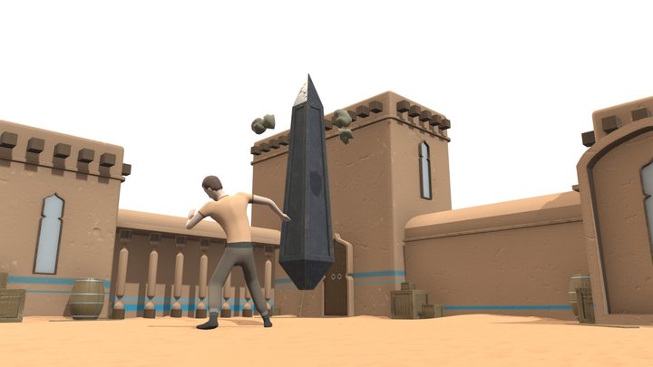 CT4012: Lost Treasure - The Obelisk 3D Model