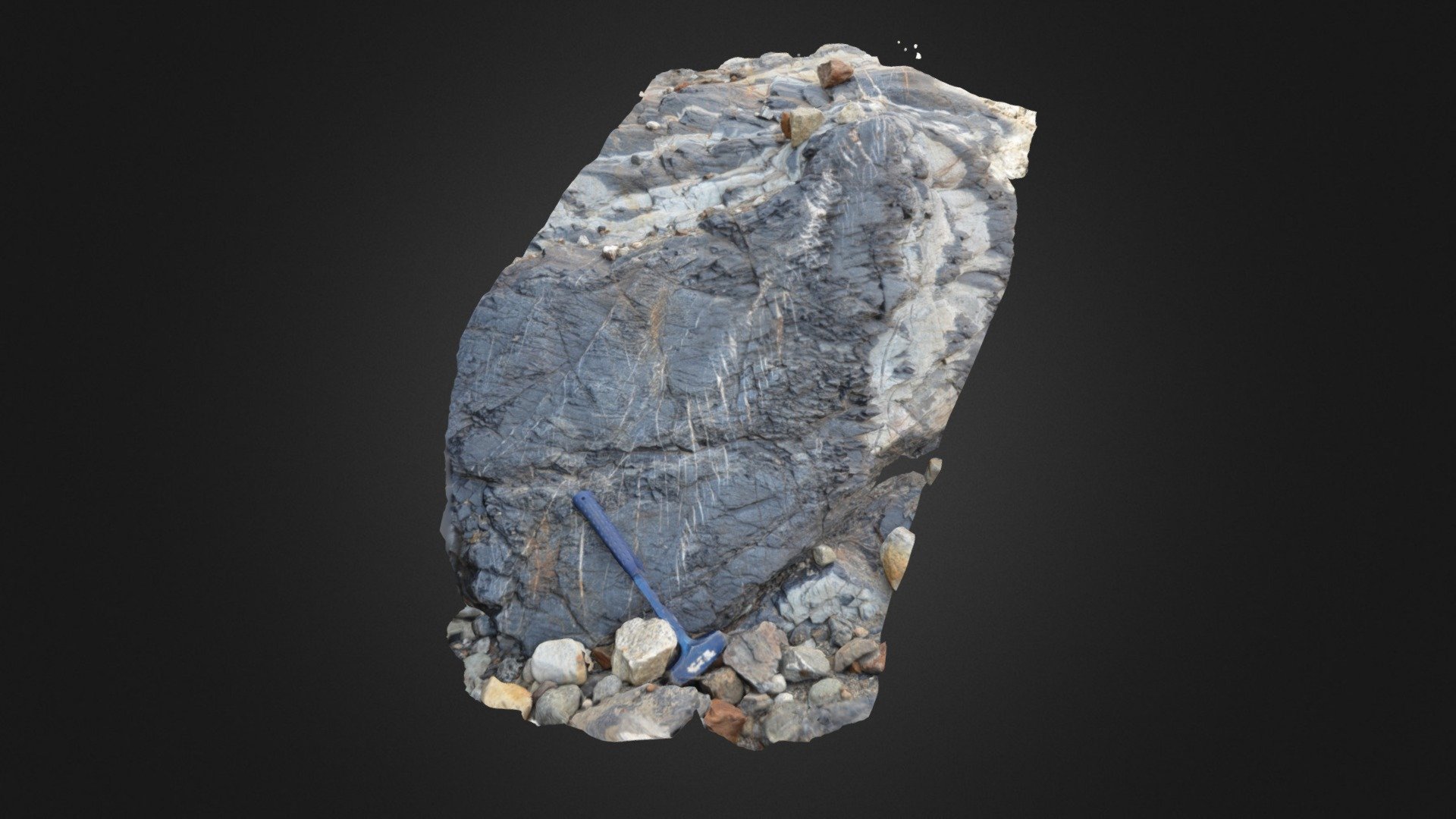 en echelon veins, DNP&P, Alaska — Sketchfab embed 3D viewer