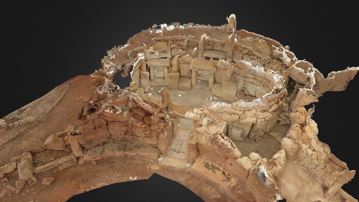 Mnajdra Southern Temple 3D Model