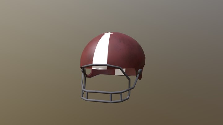 Rugby Helmet of “Acid Robot: Head Balance” 3D Model