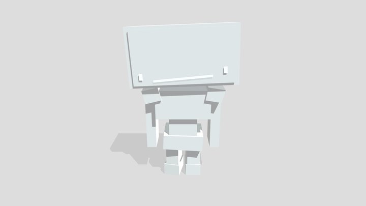 Leigh's Robot (Non-Colored Version) 3D Model