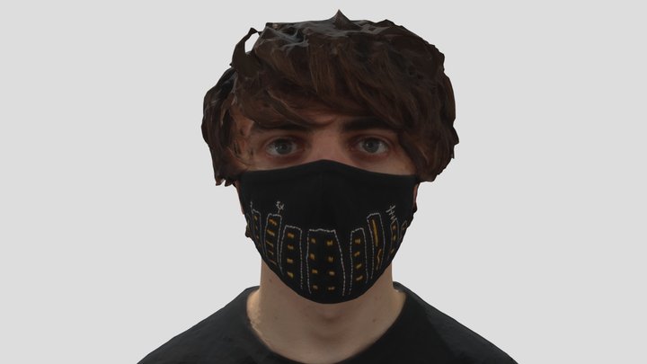 City Mask 3D Model