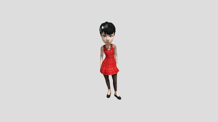 Crying 3D Model
