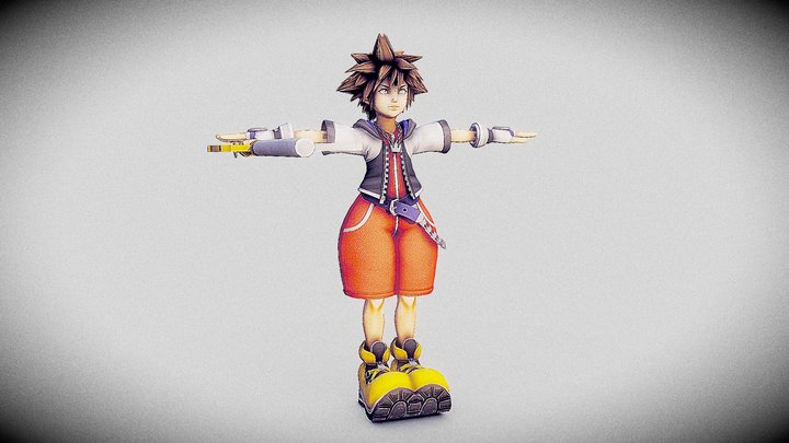 Sora (Super Smash Bros. Ultimate) – Kostenloses 3D-Modell STL