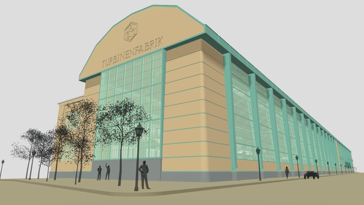 AEG Turbinenfabrik Berlin 3D Model
