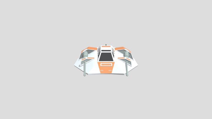 Snowspeeder 3D Model