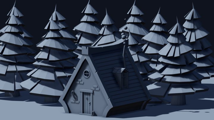 Tiny House 3D Model