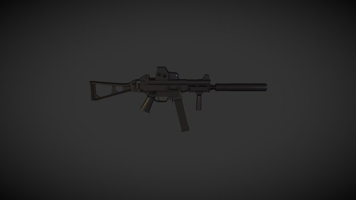 H&K UMP45 SPECIAL FORCES 3D Model