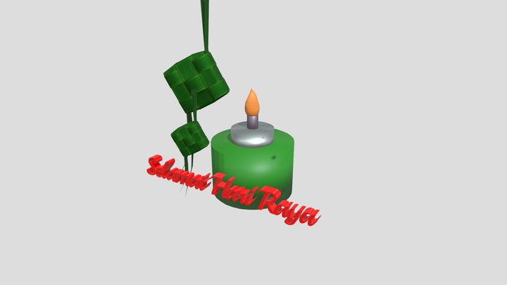 selamat hari raya 3D Model