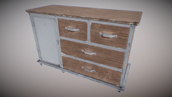 Wooden Table 02 – Free 3D Model STL