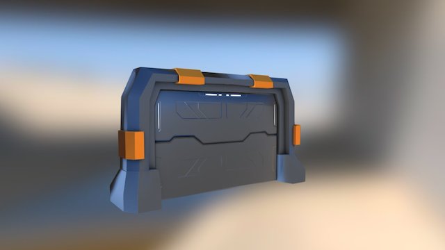 Hangar Door 3D Model