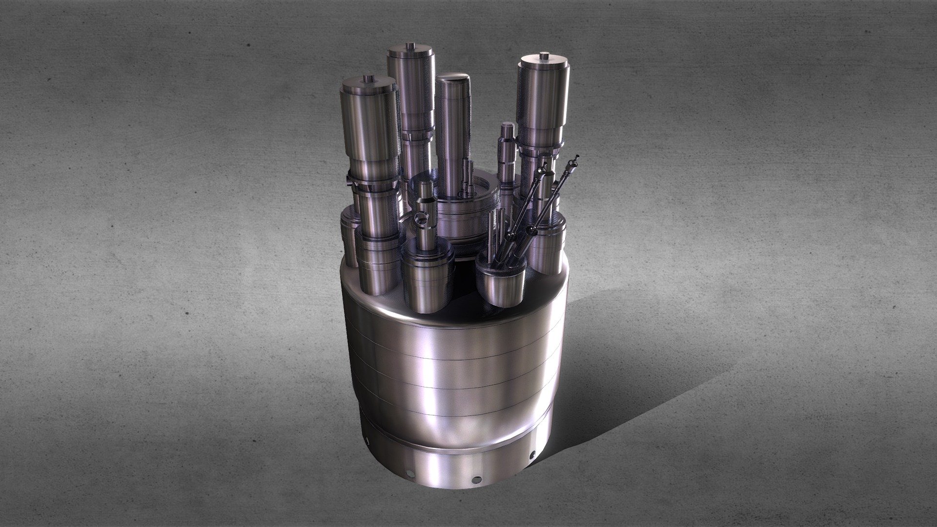 Nuclear reactor core - 3D model by Shoshin Mikhail (@AikaFion 