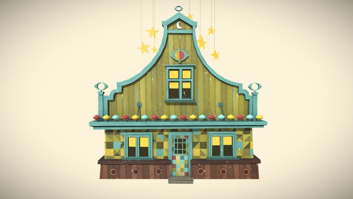 Fortune Tellers House 3D Model