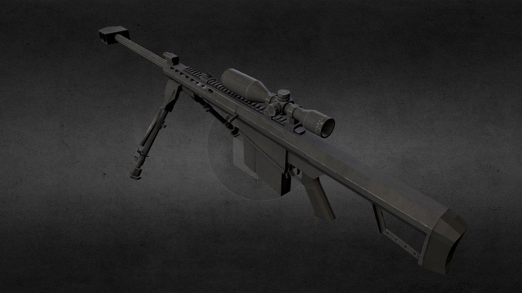 Sniper Rifle 6 - M 82 - 3D model by valga-games [0a92d8f] - Sketchfab