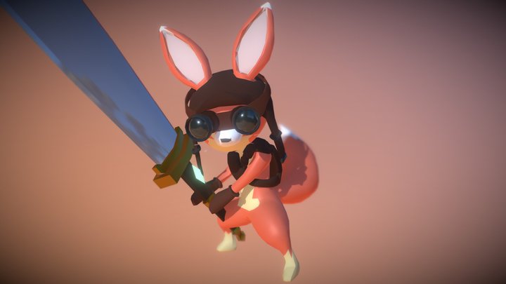 Fox Sword 3D Model