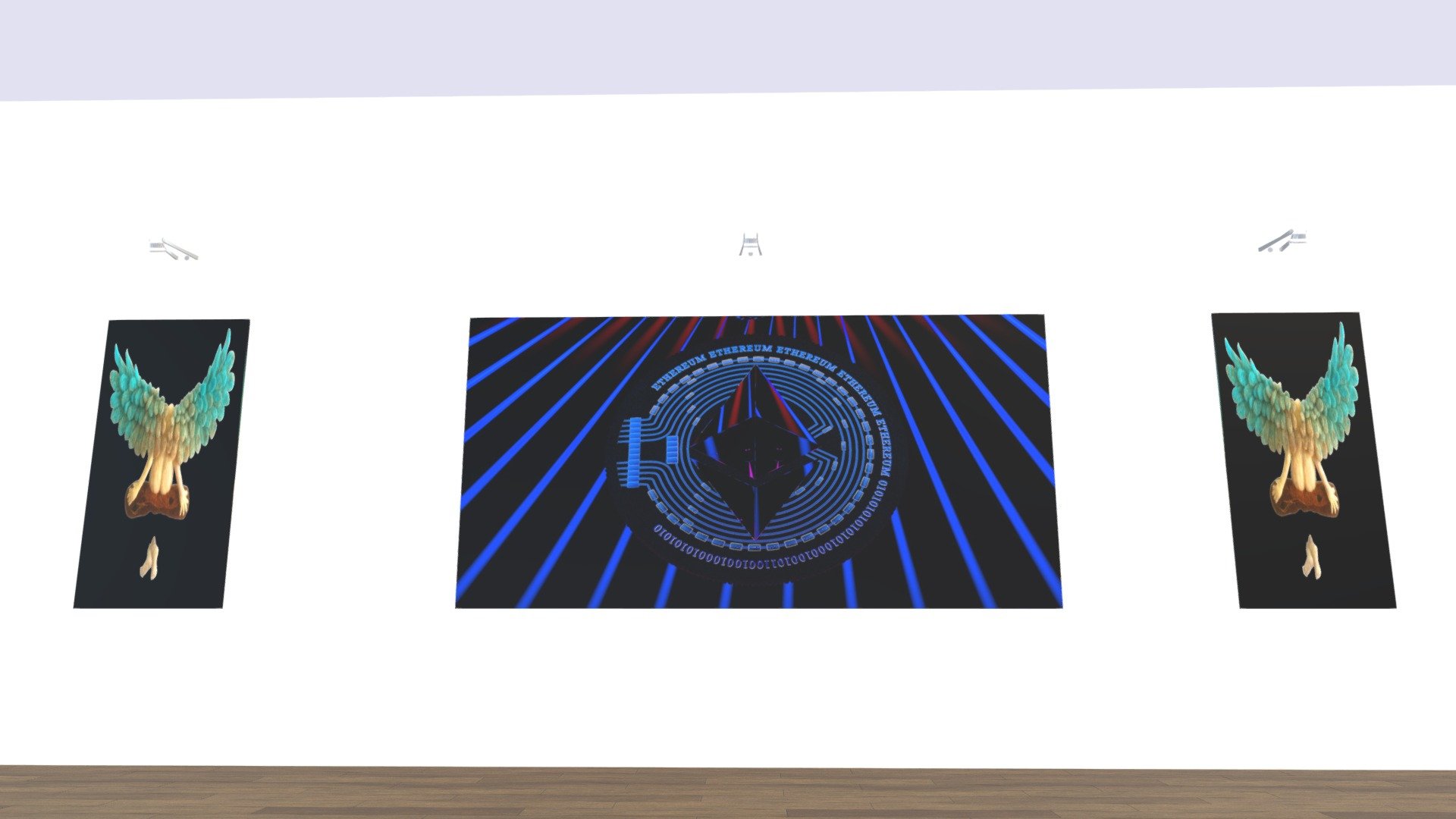 LOONIVERSAL.CRYPTO ART GALLERY — Sketchfab embed 3D viewer
