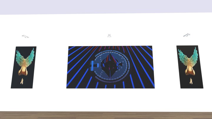 LOONIVERSAL.CRYPTO ART GALLERY 3D Model