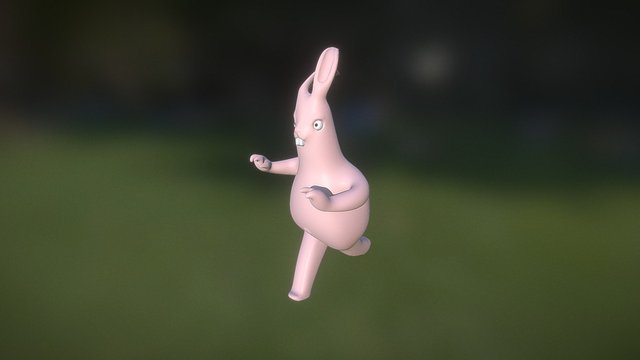 rabbitrunning.c4d 3D Model
