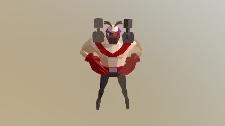 Bomber - Idle 3D Model