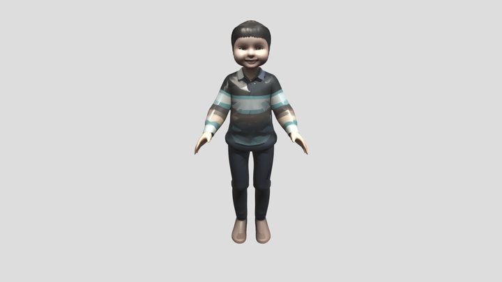 Squid Game 3 New Doll 3D Model