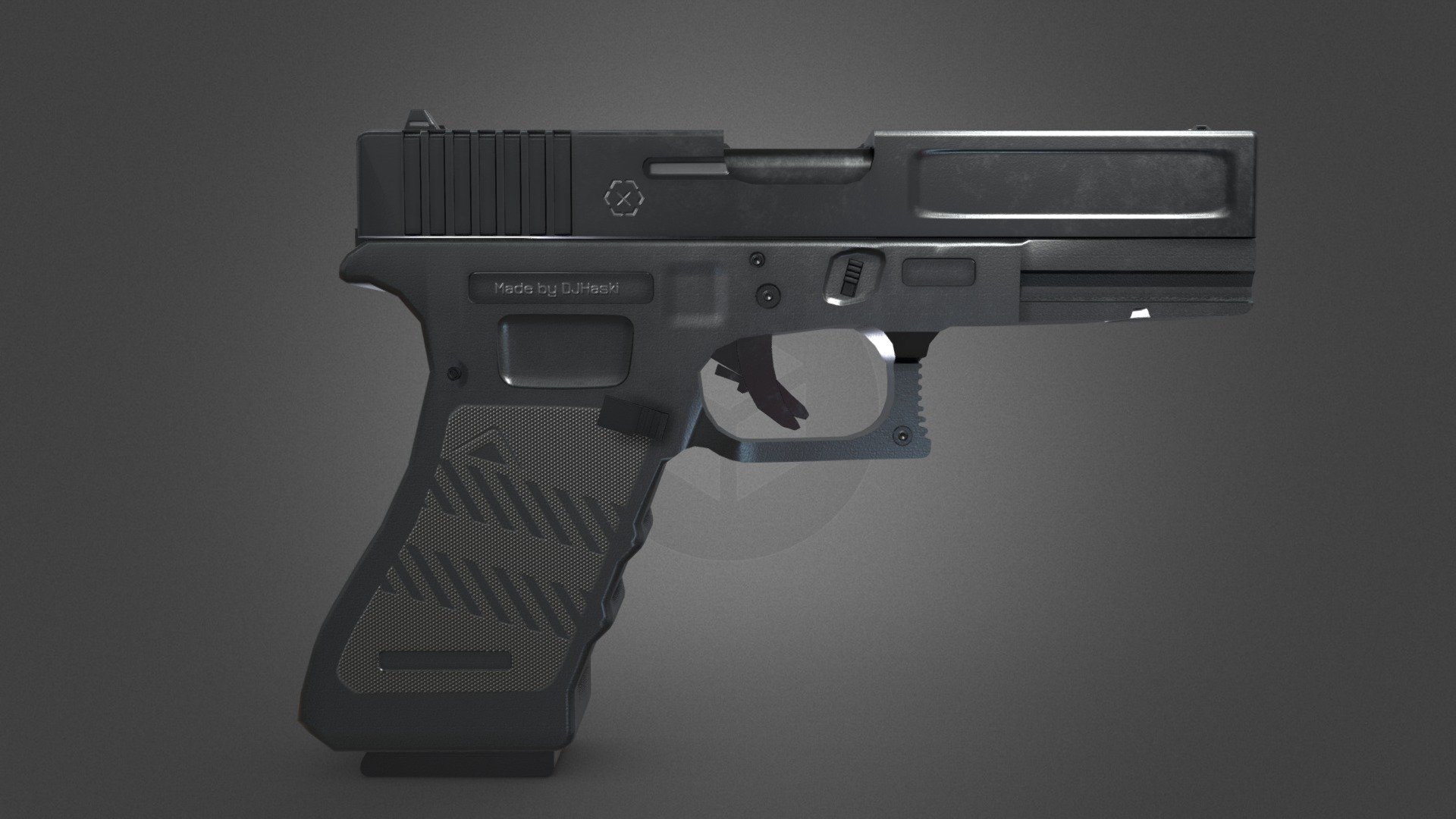 Semi Auto Pistol G-17 - Download Free 3D model by DJHaski [0a95e2b ...