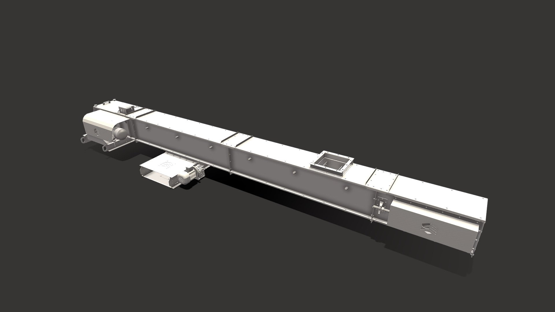 Conveyor scraper - 3D model by GGKAD (@GKorzh) [0a96665] - Sketchfab