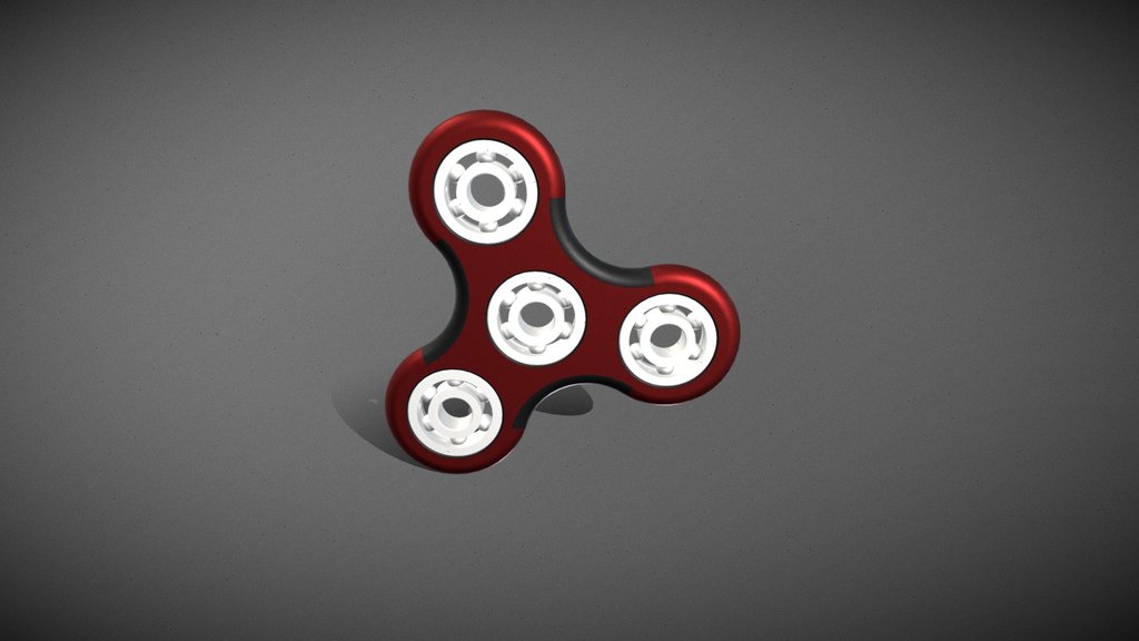 Fidget Spinner Assembly with Ball Bearing