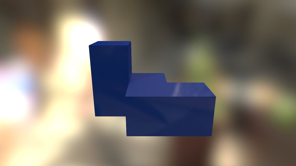 Blue Part Cube 3