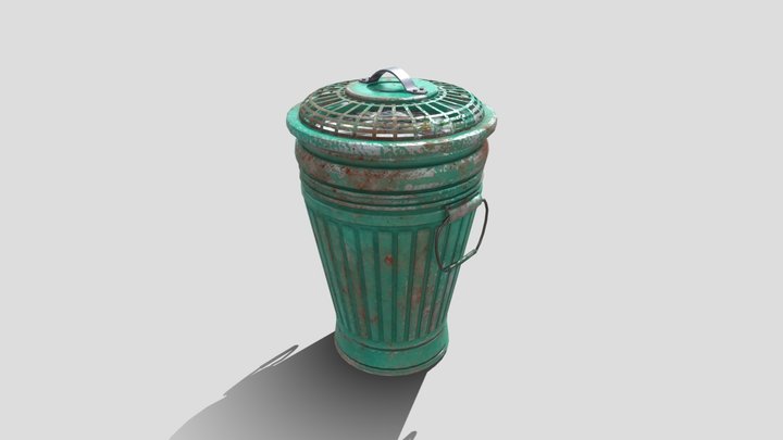Trash can 3D Model