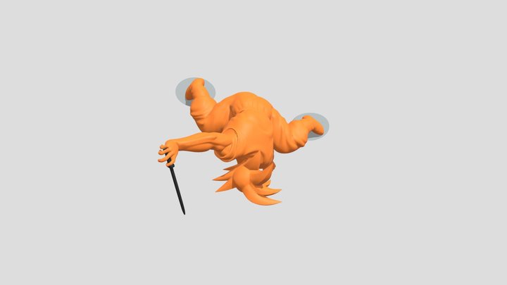 Gok_on_base 3D Model