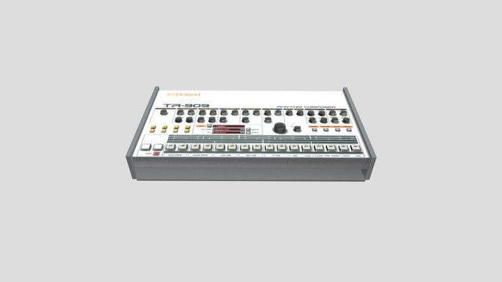 Roland TR-909 3D Model