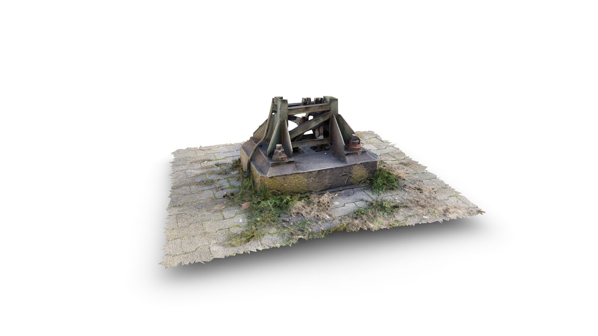 bottom part of apower pole
