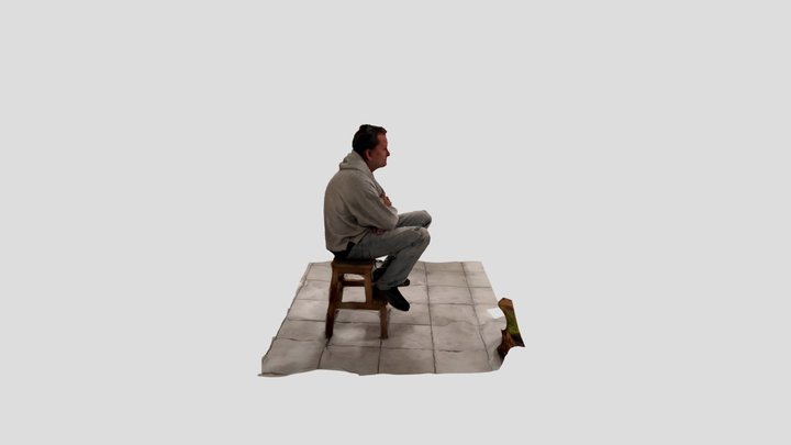 Sitting person 3D Model