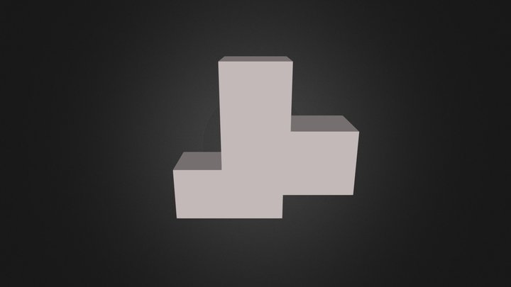 Brown Cube 3D Model