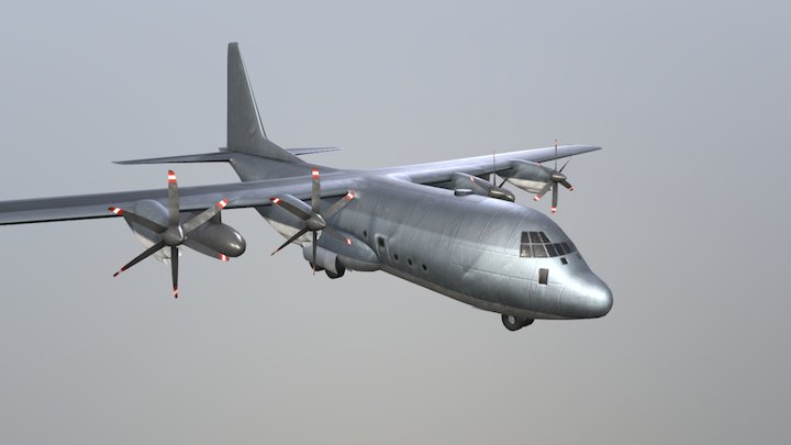 c130 hercules 3D Model