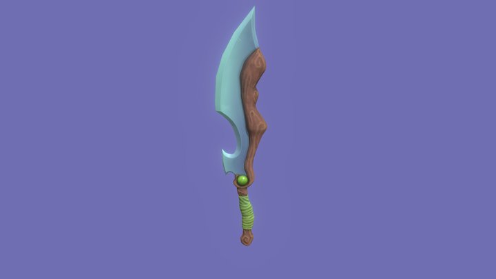 Forest sword 3D Model