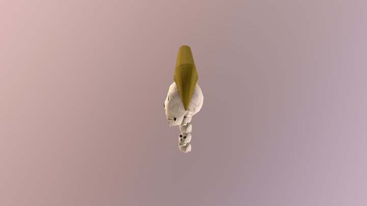 Skull Railing 3D Model
