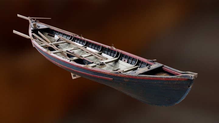 Beetle Whaleboat - 19th Century - Nantucket 3D Model