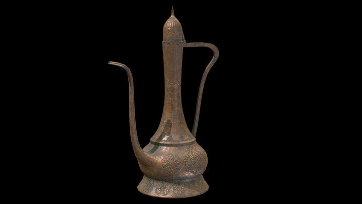 Oriental Teapot 3D Model