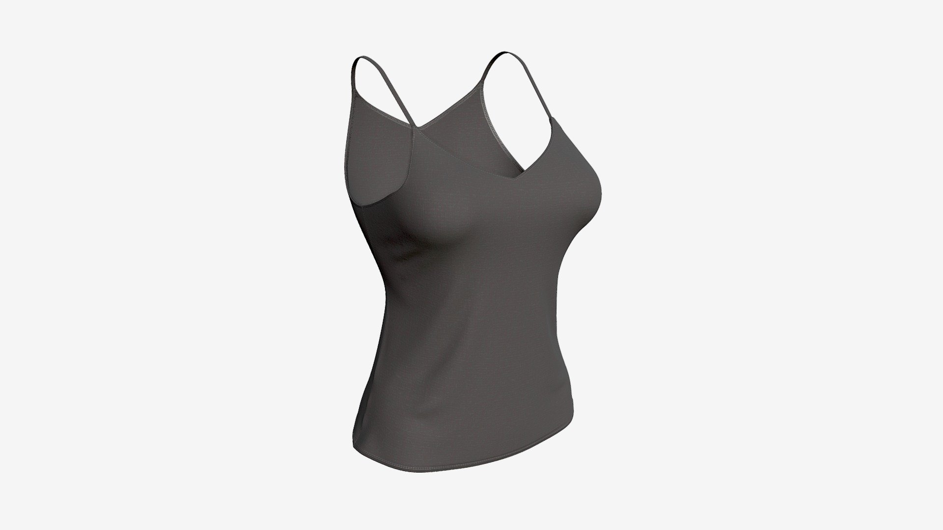 Strap Vest Top For Women Black Mockup Buy Royalty Free 3d Model By Hq3dmod Aivisastics