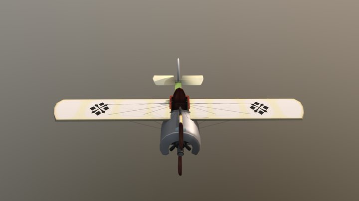 1DAE14 Peelman Marieke Game Art Plane 3D Model