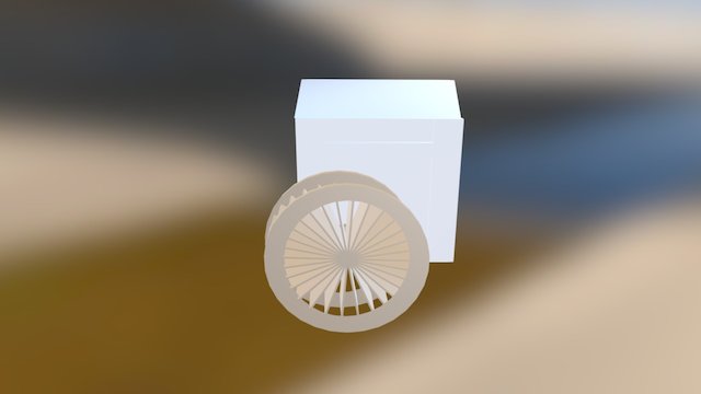 Water Wheel 3D Model