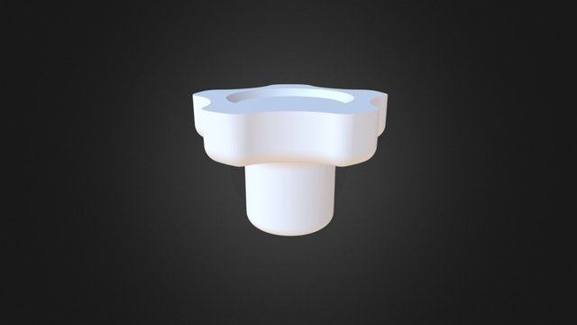 Draaiknop 3D Model