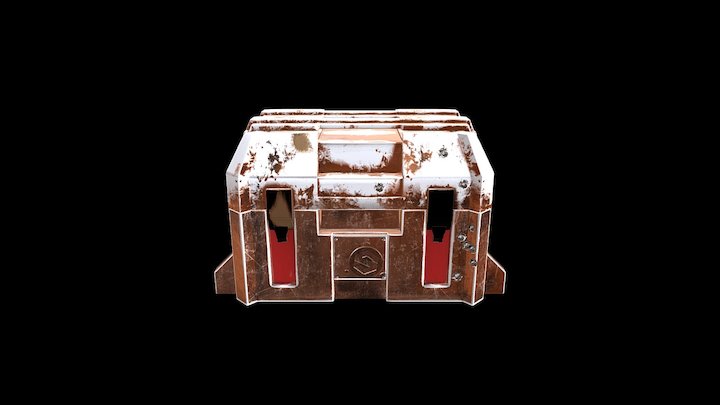 copper box 3D Model