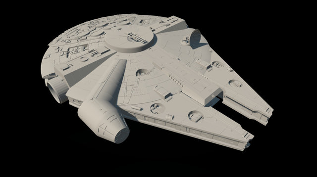 Millenium falcon 3D Model