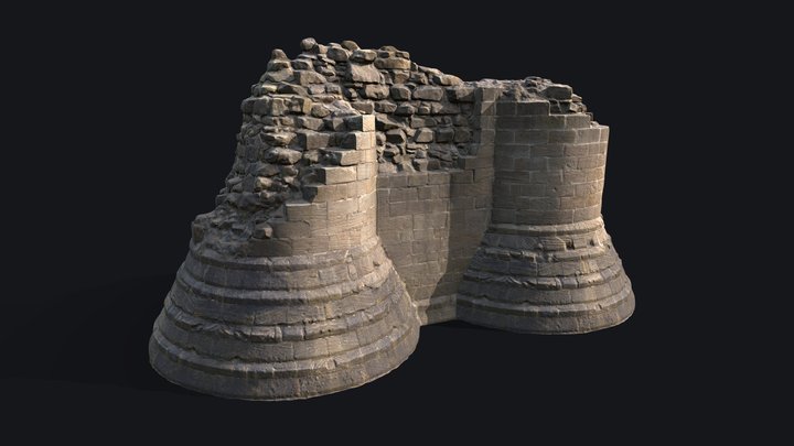 Game Ready Castle Ruins v.3 3D Model