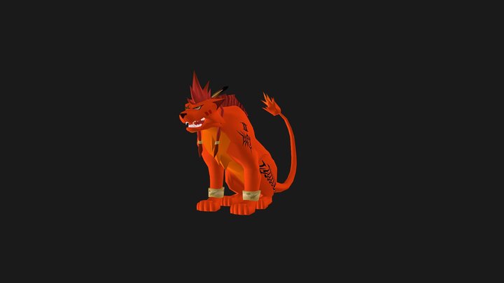 Red XIII 3D Model