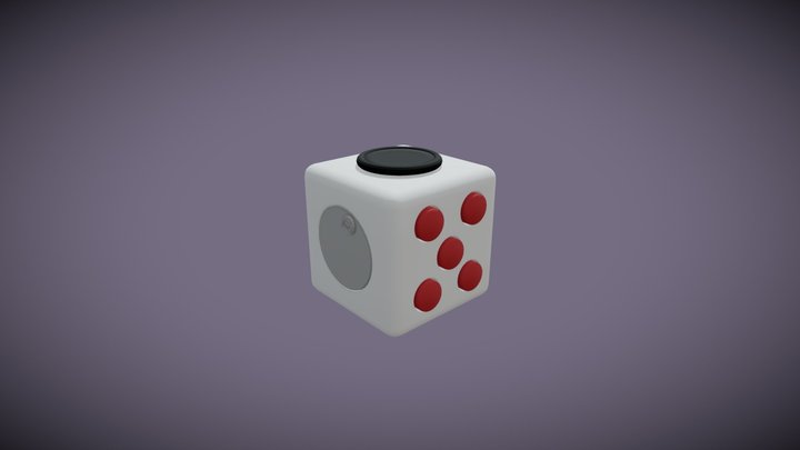 Fidget Cube - Antsy Labs, classic model 3D Model