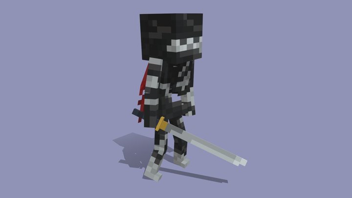 Ninja skeleton 3D Model